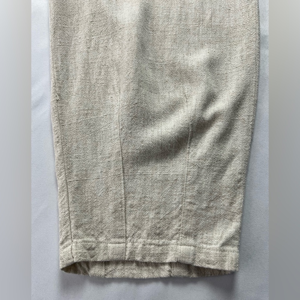 Meomua Linen Cotton Blend Tapered Leg Pant - Picture 6 of 14